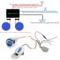 AllExtreme EXHRN02 MOCC Loud Snail Shaped Horn with 22 Sound Tone, Electric Air Siren for Bike Motorcycle Car SUV Bus Truck & Off Road Vehicle (1 Set)