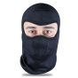 AllExtreme EXHFM2B Bike Riding Face Mask Anti Pollution Dust Sun Protection Half Air Net Ninja Face Cover Mask (Black)