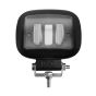 Allextreme EX3FB1P 40W 3 LED Headlight Lamp Universal Water Resistant Off Road Driving Fog Light with Mounting Brackets for Thar Wrangler SUV (White, 1 PC, 6 Months Warranty)