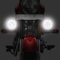 Allextreme EX14FL2 14 LED Round Fog Light Waterproof Driving Spot Flood Combo Beam Roof Bar Bumper Lamp Pod Cars, Jeeps and Bikes (42W, White, 2 PCS, 6 Months Warranty)