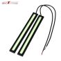 AllExtreme EXDRL2M Universal Ultra Bright Daytime Running LED Lights Waterproof Slim Chip COB LEDs Strip DRL Lamp for Cars (6W, Ice Blue Light, 2 PCS)