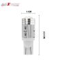 Allextreme EXT10W8 Universal T10 LED Parking Light 6 SMD Super Bright Interior Pilot License Plate Dome Indicator Lamp Bulb for Car Bike and Motorcycle (0.7W, White, 2 PCS)