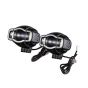 Allextreme EXFSUL2 Motorcycle LED Headlight Super Bright CREE Chip Off Road Driving Fog Lamp for Night Driving (20W, White Light, 2 PCS)