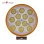 Allextreme EX24W1P 12 LED Round Fog Light Waterproof Spot Beam Off Road Driving Lamp for Motorcycle and Cars (24W, White, 1PC)