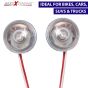 Allextreme EXELB2P2 Universal Eagle Eye LED License Number Plate Light for Bikes, Cars, SUVs and Trucks (9W, Blue, Pack of 2)