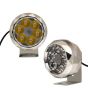 Allextreme EX6FLD2 6 LED Round Fog Light Spot Beam Driving Lamp Universal for Motorcycle, Car, SUV and Bikes (15W, White Light, 2 PCS)