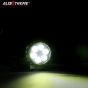 Allextreme EX6FLT2 6 LED Round Fog Light with Switch Spot Beam Driving Lamp Universal for Motorcycle, Car, SUV and Bikes (15W, White Light, 2 PCS)