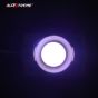 Allextreme Universal T10 LED Parking Light COB 24 SMD Super Bright White Interior Pilot License Plate 1.6W Dome Indicator Lamp Bulb for Car Bike and Motorcycle (1 PC, Round)