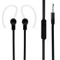 Allextreme AEAR-03 3.5mm Stereo Headphone Earphone with Mic and Inline Control for iPhone Samsung Mobiles and Tablets (Black)