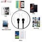 Allextreme AEAR-03 3.5mm Stereo Headphone Earphone with Mic and Inline Control for iPhone Samsung Mobiles and Tablets (Black)