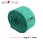 AllExtreme EXSGBG1 Bike Exhaust Universal Silencer Wrap Heat Shield Protector with Clamp Compatible for Classic Electra Standard Bullet (3Mtr, Green)