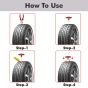 AllExtreme Universal Tubeless Tyre Puncture Repair Kit Flat Tire Puncher Patch Tools (Model 9)