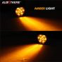 Allextreme EX9FYW2 Imported 9 LED Fog Light Spot Beam Waterproof Heavy Duty Pod Driving Work Lamp for Motorcycle Bike Car and SUV (15W, Yellow Light, 2 PCS)