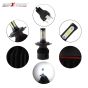 Allextreme 3 Car LED H4 6000K Headlight 25 Watt 2000LM Driving Headlamp Conversion Kit Car High/Low Beam Bright Beam Chip Fog Light for SUVs Trucks Sedans Motorcycle (White)