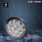 Allextreme EX14WY1 14 LED Round Fog Light 4 Inches Waterproof Driving Spot Lamp with Mounting Bracket for Car, Motorcycle and Outdoor Applications (42W, White & Yellow, 1 PC)