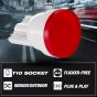 Allextreme EXTPLR2 Universal T10 LED Parking Light Super Bright Interior Pilot License Plate Dome Indicator Lamp Bulb for Car Bike and Motorcycle (1W, Red, 2 PCS)