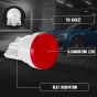 Allextreme EXTPLR2 Universal T10 LED Parking Light Super Bright Interior Pilot License Plate Dome Indicator Lamp Bulb for Car Bike and Motorcycle (1W, Red, 2 PCS)