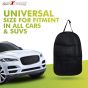 AllExtreme EXNCSOB Velvet Universal Car Auto Seat Back Multi Pocket Organizer Bag for Mobile, Bottle, Map, Magazines and Umbrella (Black)