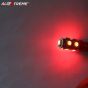 Allextreme EXZ10R2 Universal T10 LED Parking Light 9 SMD Super Bright Interior Pilot License Plate Dome Indicator Lamp Bulb for Car Bike and Motorcycle (3W, Red, 2 PCS)