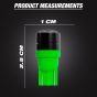 Allextreme EXT104G Universal T10 LED Parking Light 4 SMD Super Bright Interior Pilot License Plate Dome Indicator Lamp Bulb for Car Bike and Motorcycle (1W, Green, 2 PCS)