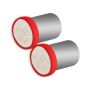 Allextreme EXBA9PR BA9S LED Parking Light Super Bright Car Interior License Plate Wedge Dome Trunk Dashboard Bulb for Car Bike and Motorcycle (3W, Red, 2 PCS)