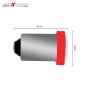 Allextreme EXBA9PR BA9S LED Parking Light Super Bright Car Interior License Plate Wedge Dome Trunk Dashboard Bulb for Car Bike and Motorcycle (3W, Red, 2 PCS)