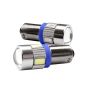 Allextreme Universal Multipurpose T10 5 SMD LED Projector Light for Car Interior Exterior, Bike and Motorcycle 2 Pcs (Blue)