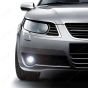 AllExtreme EX3WE2P 3 Inches Universal Car Projector LED Fog Light COB Halo White Angel Eye Rings for Cars (10W, 2 PCS)