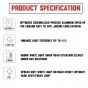 Allextreme EXM11R2 H4 High Brightness COB LED Headlight Bulb 1200LM Waterproof Head Lamp Bulb for Cars and Motorcycles (9W, White Light, 2 PCS)