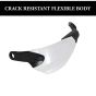 AllExtreme EXHGDW1 Universal Bike Handlebar Handguard Finger Brush Wind Protector Compatible for Duke 125, 200, 250 & 390 Motorcycles (White)