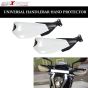 AllExtreme EXHGDW1 Universal Bike Handlebar Handguard Finger Brush Wind Protector Compatible for Duke 125, 200, 250 & 390 Motorcycles (White)
