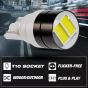 Allextreme EXRT102W T10 Led Parking Light Projector Pilot Light Interior light For Cars, Bike and Motorcycle (1W, White, Pack of 2)