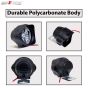 Allextreme EX06L3T 6 LED Fog Light White Light Waterproof Mirror Mount Driving Work Lamp for Motorcycles and Cars (10W, 2 PCs)