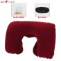 Allextreme EXTNPSM Inflatable Travel Pillow Luxury Memory Foam Neck & Head Support Pillow Soft Sleeping Rest Cushion Include Sleep Mask, Ear Plugs for Airplane Car & Home (Colors may Vary)