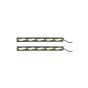 AllExtreme EXDLRW1 Universal Daytime Running Light Waterproof Working Lights Flexible LED DRL Driving Lamp for All Bikes and Cars (White)