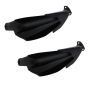 AllExtreme EXHGDB1 Universal Bike Handlebar Handguard Finger Brush Wind Protector Compatible for Duke 125, 200, 250 & 390 Motorcycles (Black)