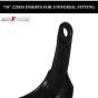 AllExtreme EXHGDB1 Universal Bike Handlebar Handguard Finger Brush Wind Protector Compatible for Duke 125, 200, 250 & 390 Motorcycles (Black)