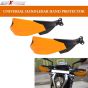 AllExtreme EXHGDO1 Universal Bike Handlebar Handguard Finger Brush Wind Protector Compatible for Duke 125, 200, 250 & 390 Motorcycles (Orange)