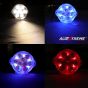 Allextreme EX9BMW2 9 LED Fog Light White Light Waterproof Mirror Mount Driving Work Lamp with Multicolor Beads for Motorcycles and Cars (15W, Multicolor Light, 2 PCS)