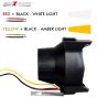 Allextreme EXSLNLED Imported 9 LED Fog Light Spot Beam Water-Resistant Heavy Duty Pod Driving Work Lamp With Switch For Motorcycle Bike Car (15W, White & Amber, 2 Pcs)