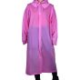 Allextreme EXTY876 Rain Guard Emergency Rain Poncho with Hood Raincoat for Men Women One Size Fits All (Random Colors)