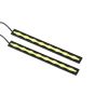 AllExtreme EX001WS Universal Daytime Running Light Waterproof Flexible LED DRL Driving Lamp for Motorcycles Cars & Bikes (White)