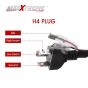 Allextreme 7 Inch Full Ring Round LED Headlight with Hi/Low Beam and Angel Eye Lamp Compatible with Royal Enfield Bullet, Harley Davidson Jeep Wrangler (Pack of 1)