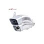 Allextreme EXU3R2P U3 CREE LED Fog Light Universal Waterproof Headlamp with Mounting Brackets for Motorcycle and Cars (9W, White & Red Light, 2 PCS)