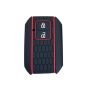 AllExtreme EXKC05 2 Buttons Silicone Car Remote Key Cover Shell Case Body Compatible with DZIRE (Black)