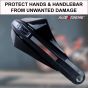 Allextreme EXHB22W Motorcycle Hand Guard with LED Light Universal Bike Handle Protector Shield Handlebar Protection Gear (White, 7/8 Inch, 22mm),Standard