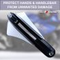 AllExtreme EXHW22W 7/8" 22mm Motorcycle Hand Guard with LED Light Universal Bike Handle Protector Shield Handlebar Protection Gear (White)