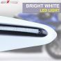 AllExtreme EXHW22W 7/8" 22mm Motorcycle Hand Guard with LED Light Universal Bike Handle Protector Shield Handlebar Protection Gear (White)