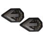 Allextreme EXUIB2W Universal Turn Signal Indicator Light Bike Front Rear Side Blinker Bulb for Motorcycles & Bikes (White & Amber, 2 PCS)