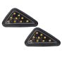 Allextreme EXUIB2O Universal Turn Signal Indicator Light Bike Front Rear Side Blinker Bulb for Motorcycles & Bikes (Amber, 2 PCS)